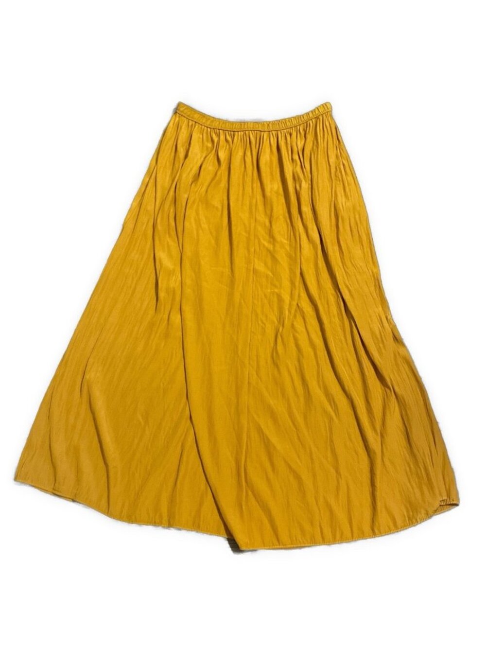 gerard darel Paris maxi skirt Solid Mustard Yellow 42 10 Medium